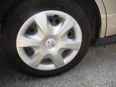 2009 NISSAN TIDA, wheel