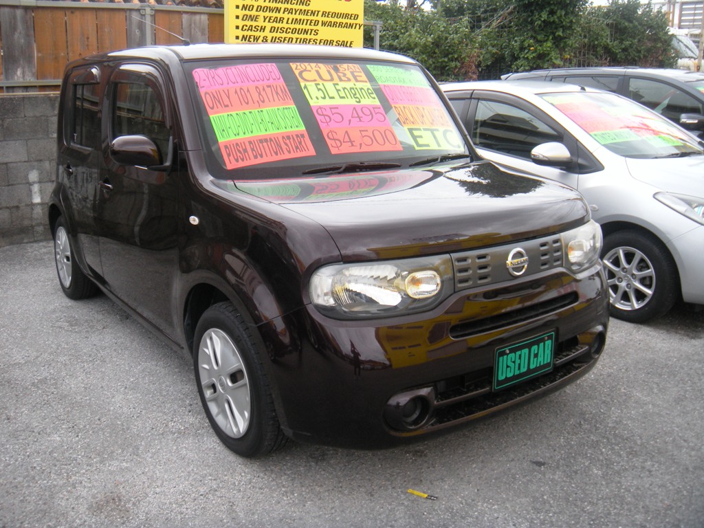 2014 NISSAN CUBE, front three-quarter view